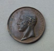 Bronze Medaille + Carolvs X Rex Franciae