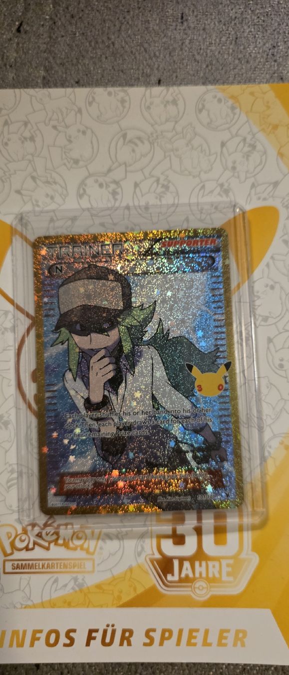 Pokémon Sammelbilder & Trading cards: Pokémon 30th Celebration Trainer N 101/101 – Neu (gemäss Beschreibung) aus Schlieren von Meth27