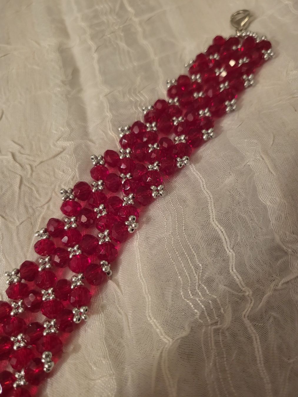 Bracciali & Braccialetti: Handgemachte Armkette aus Glasperlen – Nuovo (secondo la descrizione) da Dietikon venduto da Eleda 2