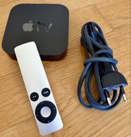 Apple TV 1. Generation mit Fernbedienung und Kabel