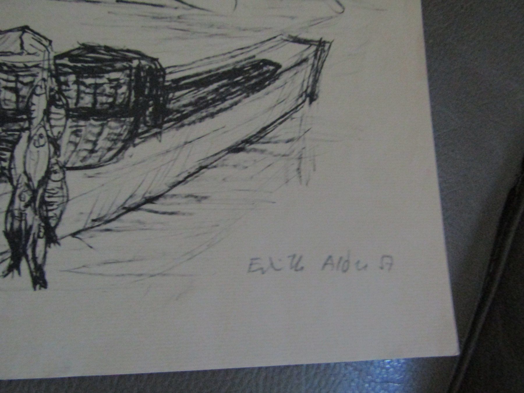 Grafica & Litografie: Edith Alder (1908-1964), lithographie de 1957 – Usato da Delémont venduto da mamygateau 1