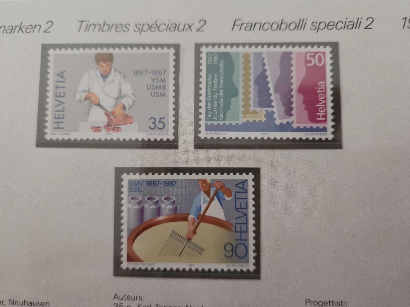 Tutti i francobolli: Schweizer Postmarken Helvetia Sondermarken – Nuovo e nell'imballaggio originale da Chur venduto da Kohla1980