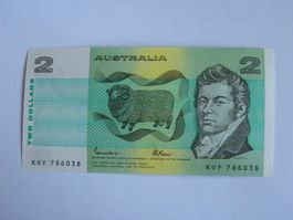 Australia 2 Dollars 1985, P-43e, UNC