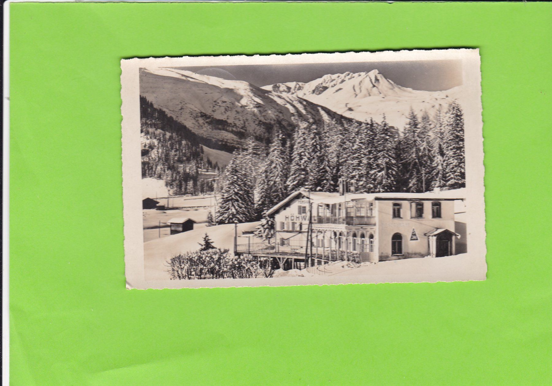 Cartoline postali: Jugendherberge Davos-Höhwald – Usato da St. Peterzell venduto da neckertal