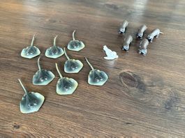 Schleich Rochen und Otter mit Robbe
