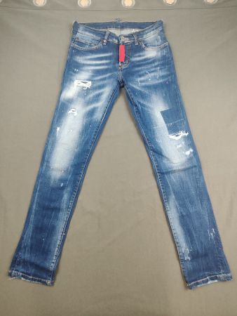 DSQUARED2 | jean slim bleu délavé destroy | S ajusté homme