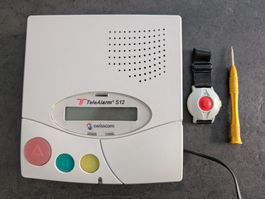 TeleAlarm S12 Notrufsystem Swisscom inkl. Sender Armband