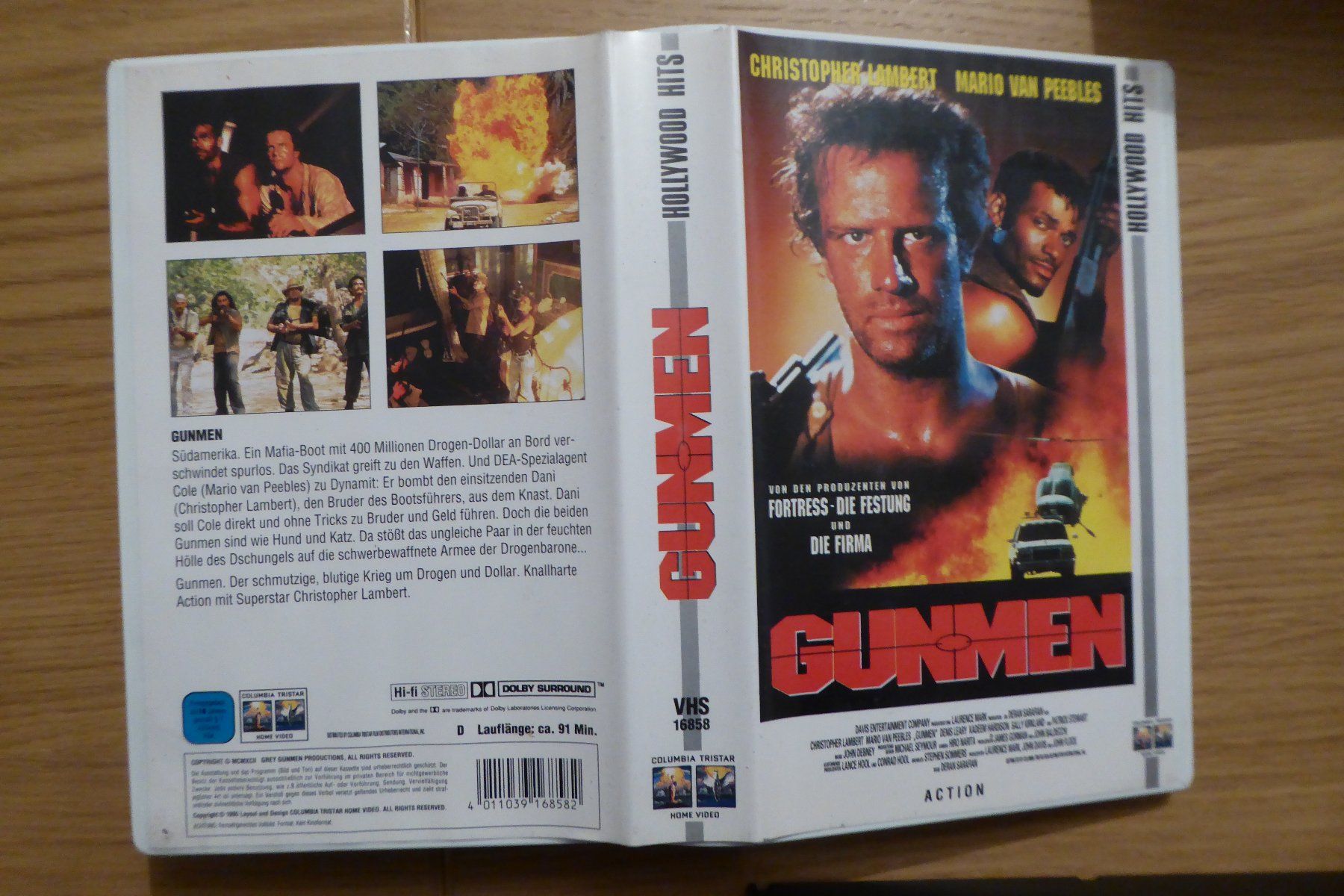 Tutti i VHS: VHS Gunman mit Backup DVD Christopher Lambert – Usato da Allschwil venduto da Summelsarium 1