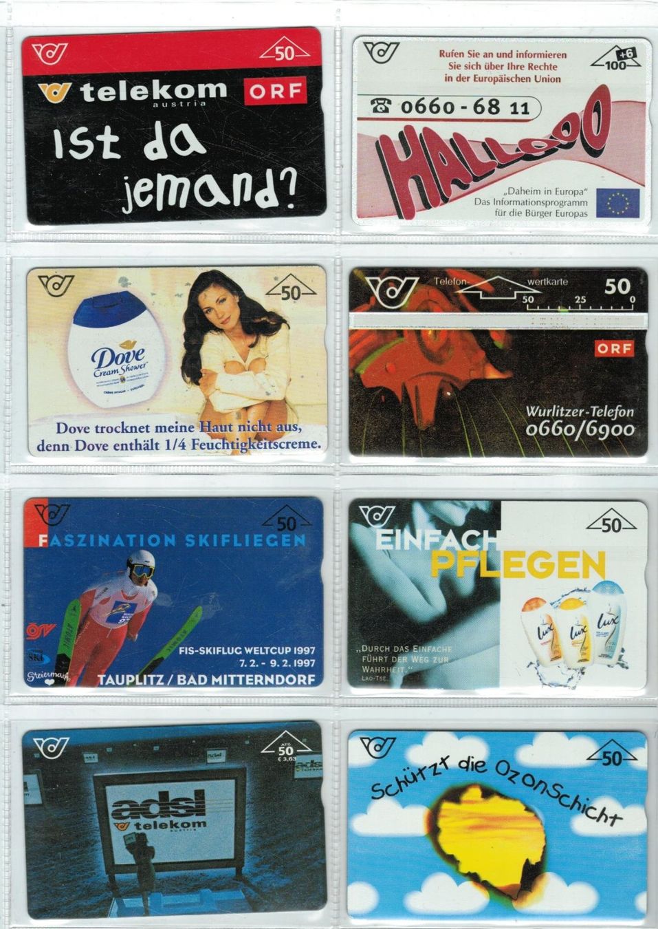 Telefon- & Taxkarten: 8 Telefonkarten Österreich – Gebraucht aus Zürich von Tolima194
