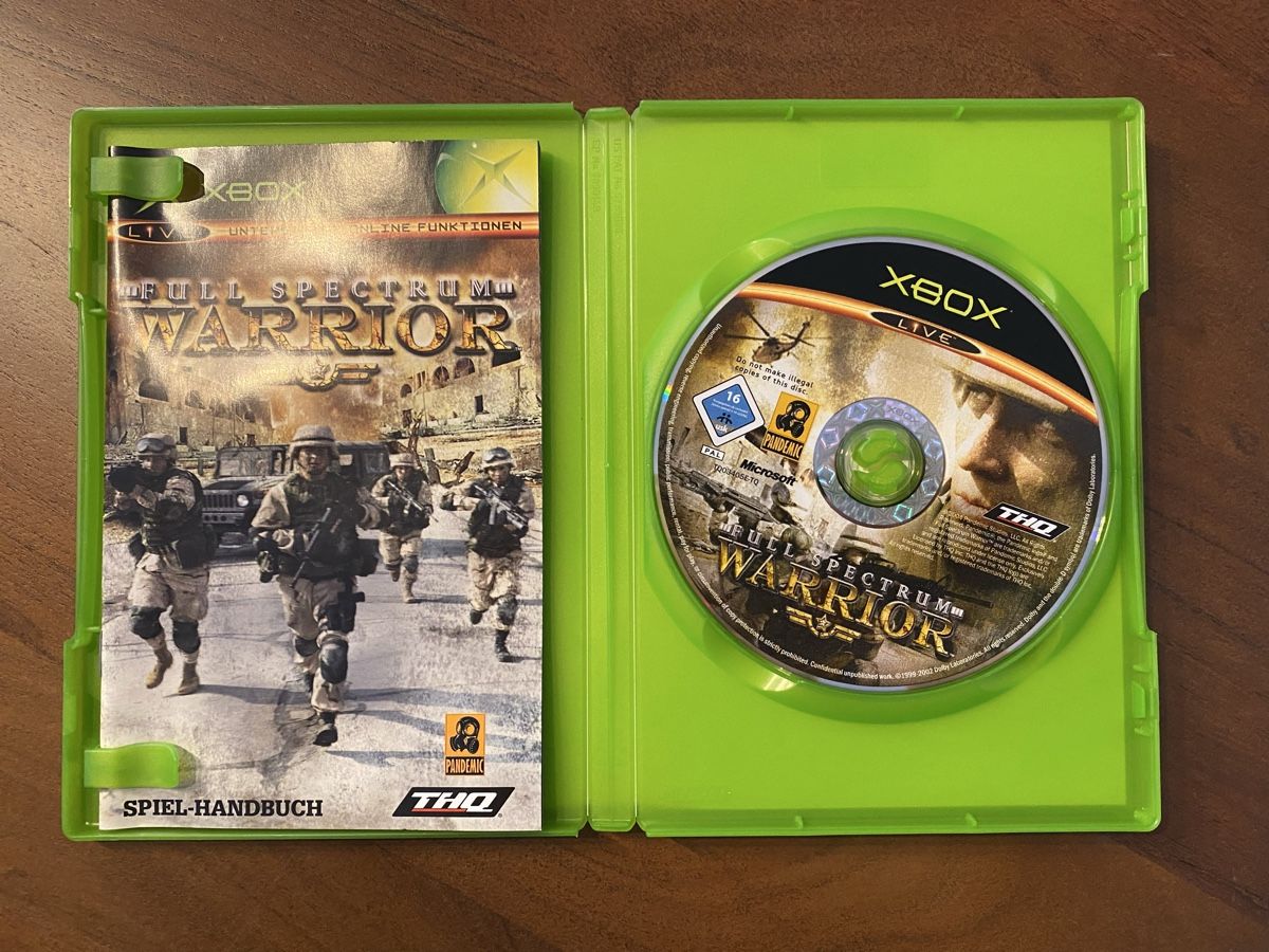 Microsoft Giochi: Full Spectrum Warrior für Xbox – Usato da Thunstetten venduto da Virus_33 1