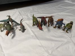 Schleich Dinosaurier 10 stk. 6 davon unbespielte
