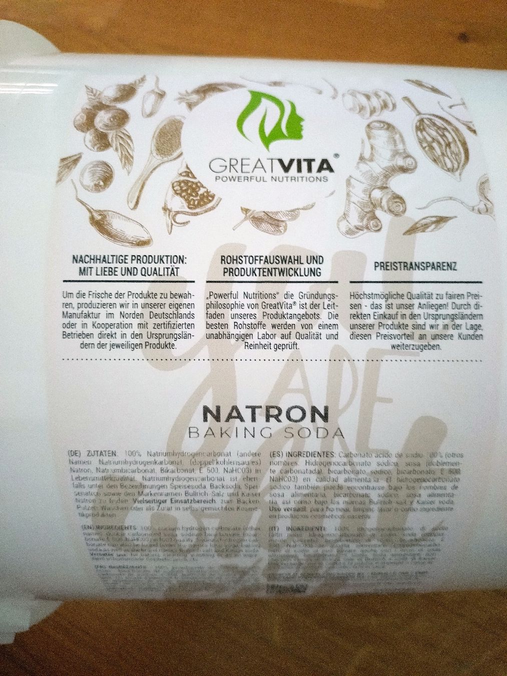 Lebensmittel & Spezialitäten: 4kg Natron / Soda – Neu (gemäss Beschreibung) aus Muri AG von iguana-30 1