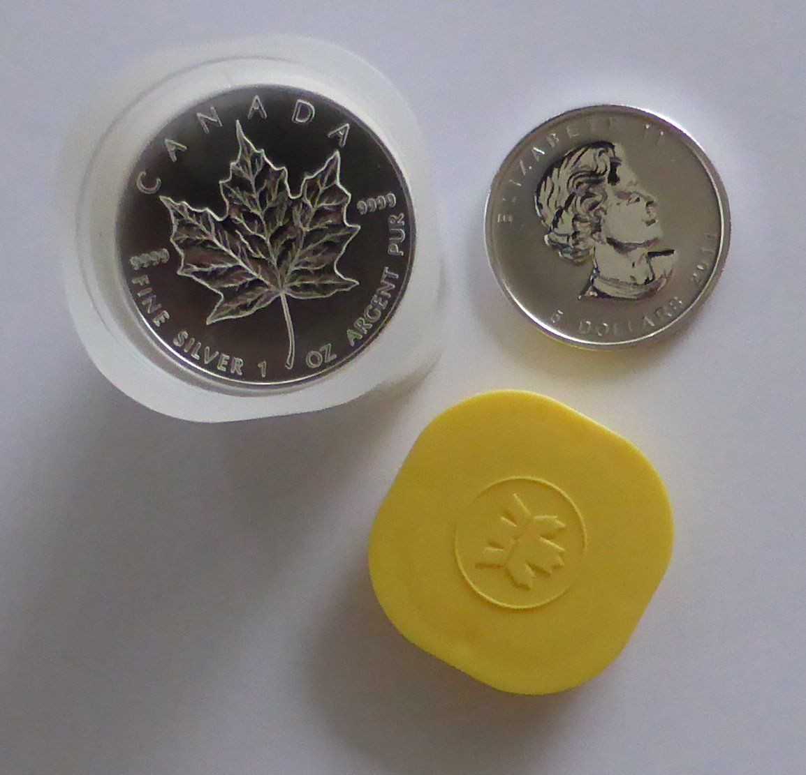 Tutti le monete: 1oz Feinsilber - CANADA, 5 Dollar - Elisabeth II, stgl. – Nuovo (secondo la descrizione) da Buochs venduto da ema-coins 1