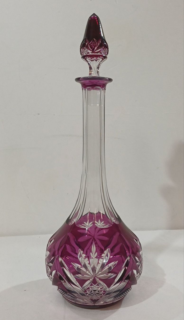 Caraffe: Vintage Kristallglas- Karaffe – Usato da Luzern venduto da IG_Arbeit