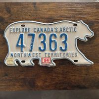  🇨🇦 Autoschild, Northwest Territories 47363 - Kanada