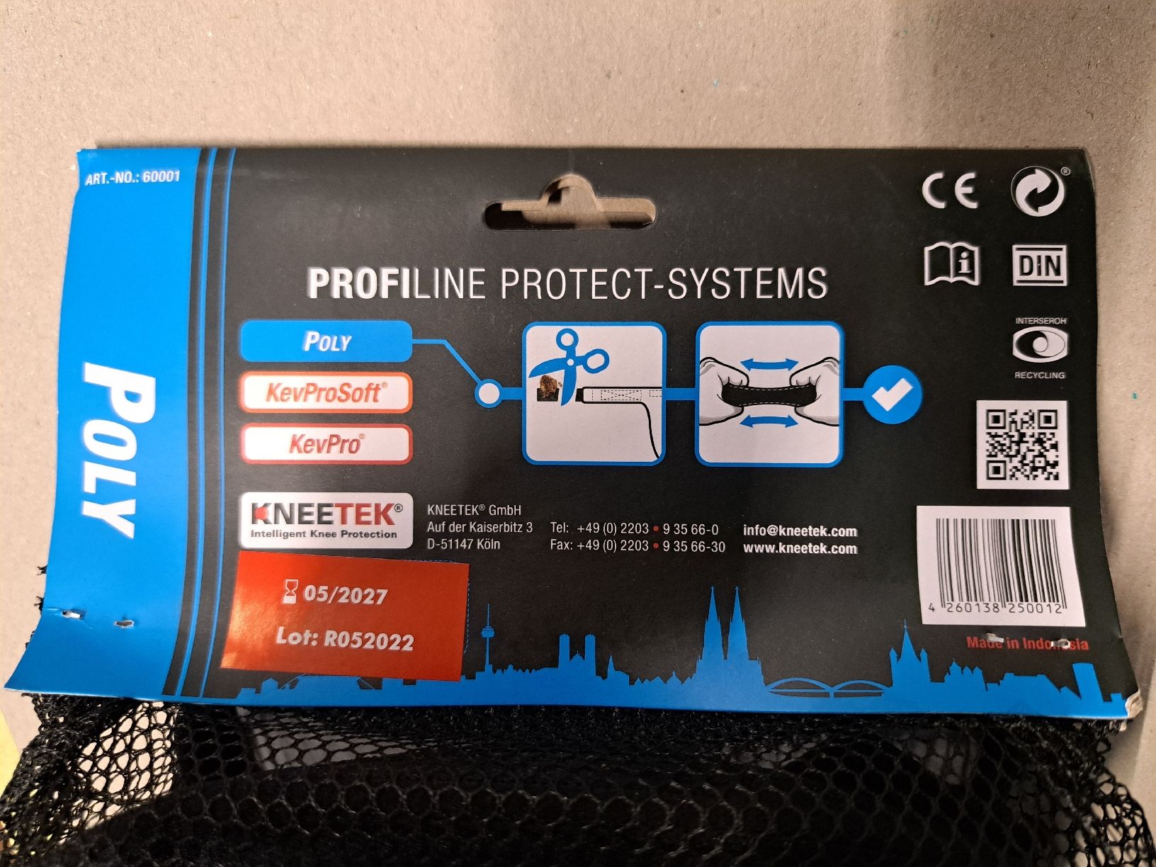 Protezioni & Imbottiture: Kneetek Poly Knieschoner, neu – Nuovo e nell'imballaggio originale da Zufikon venduto da olinielsen 2