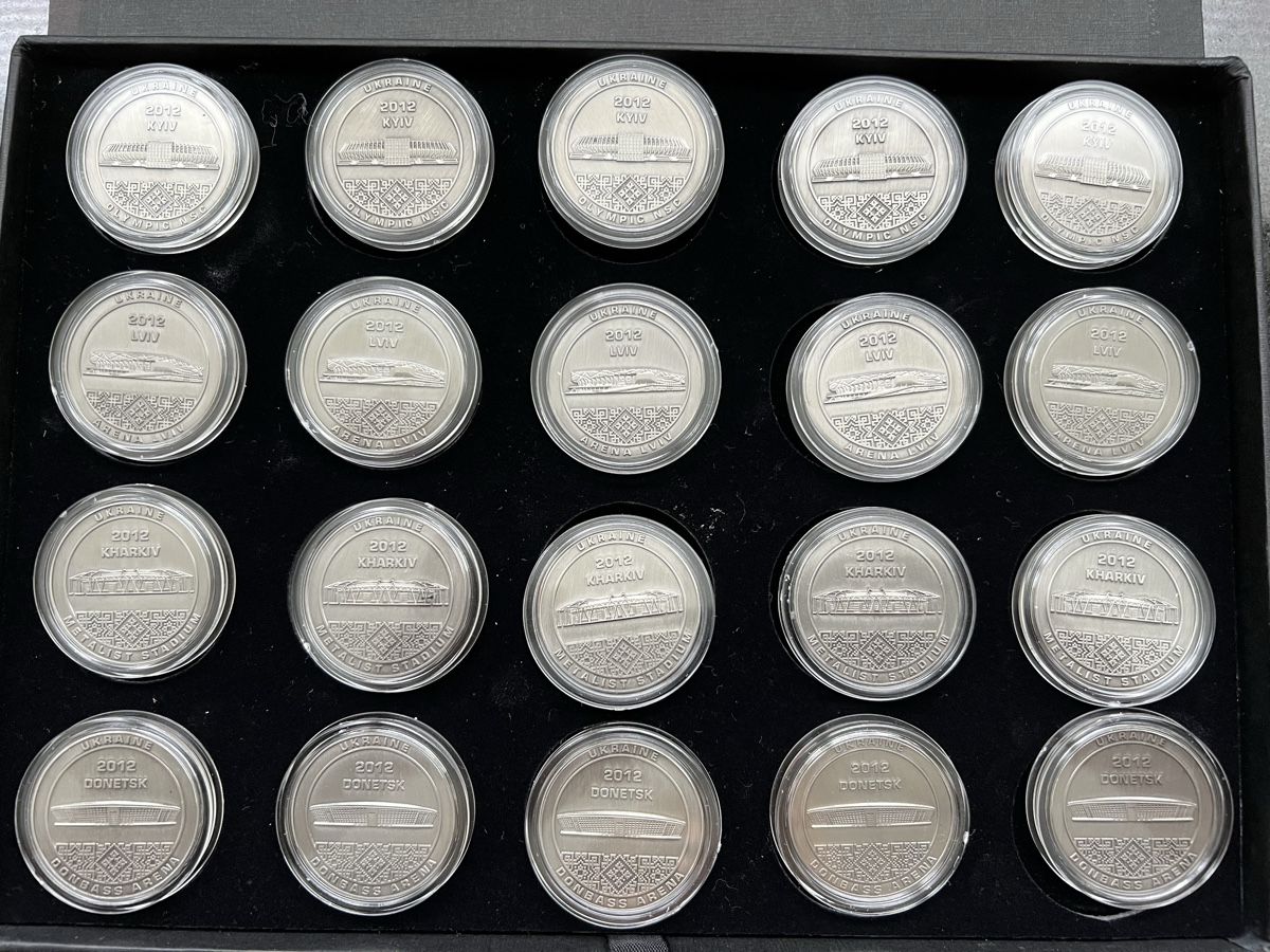 Alle Münzen: EM 2012 Ukraine 20 Münzen Set – Gebraucht aus Oberkirch LU von Marga00 3