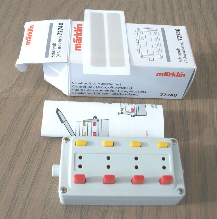 DL246-0,5# 3x Märklin H0 Scala Z Ecc Quadro Comandi Testato 72730 72740 - Foto 6