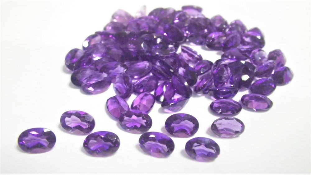 Étonnant Naturel Violet Trapiche Améthyste Cabochon Libre Gemme 22 Cts