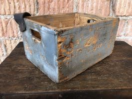 Antike Kiste Aufbewahrungsbox, Feldschlösschen, Werkzeugkist