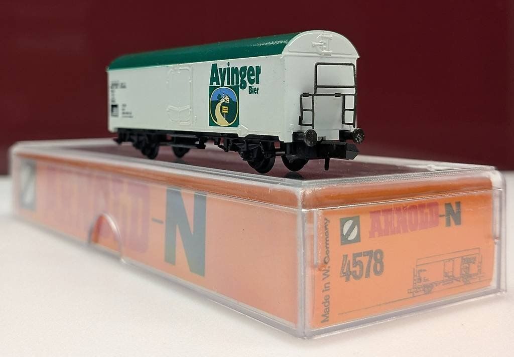 Arnold Modelleisenbahnen: Spur N Kühlwagen "Ayinger Bier" – Gebraucht aus Reinach BL von angus74 2