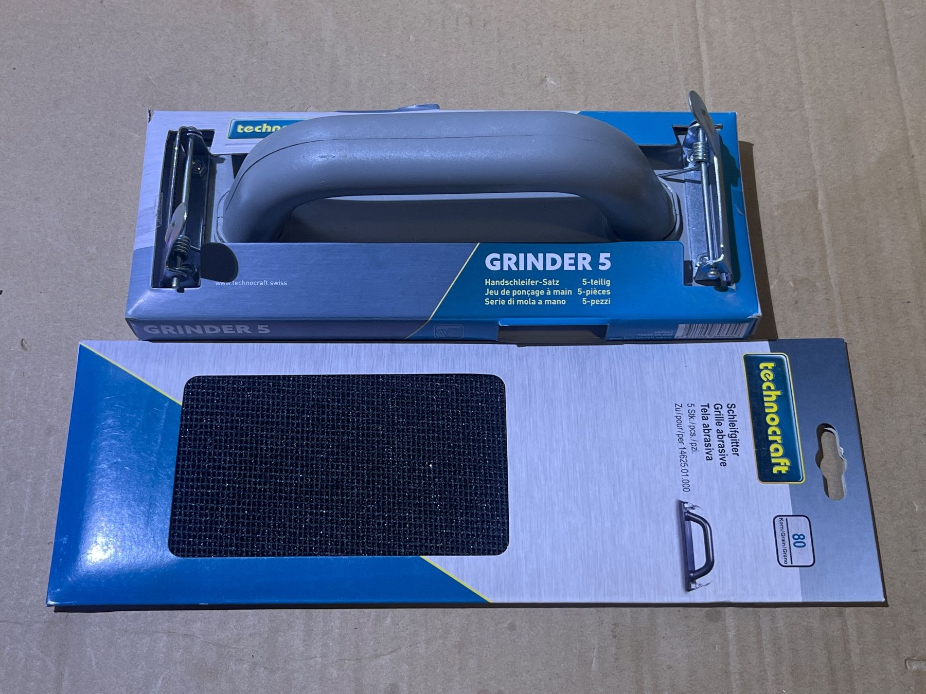 Tutti gli attrezzi: Technocraft Handschleifer Set 5-tlg. neu – Nuovo e nell'imballaggio originale da Tann venduto da Mad_less