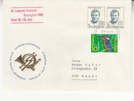Sonderstempel A. 1016 Gesangsfest Horw 1966