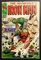 IRON MAN #6 MARVEL 1968 ART BY GEORGE TUSKA 2ND CRUSHER APP.