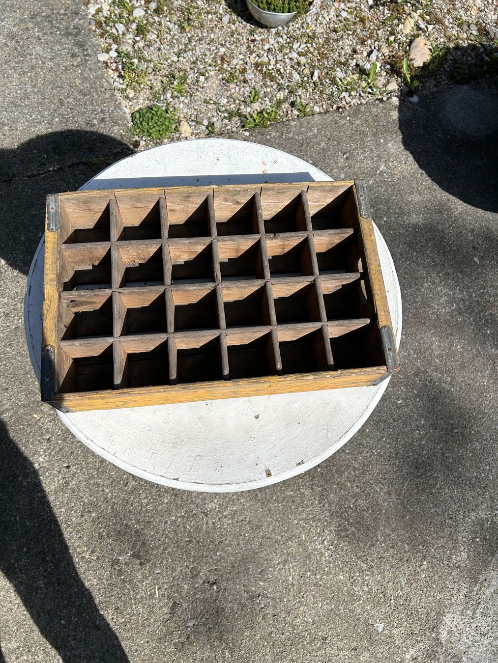 Casse di trasporto: Coca Cola Holzharrasse Vintage 1961 – Usato da Goldau venduto da Taburettli_Brocante 1