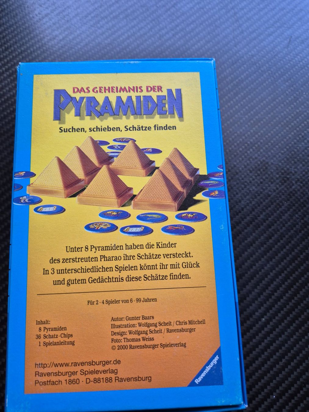 Ravensburger Giochi: Ravensburger: Das Geheimnis der Pyramiden - – Usato da Dietikon venduto da grafad 1