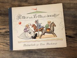 Vintage Kinderbuch Schweden 1961 "Petter och Lotta"