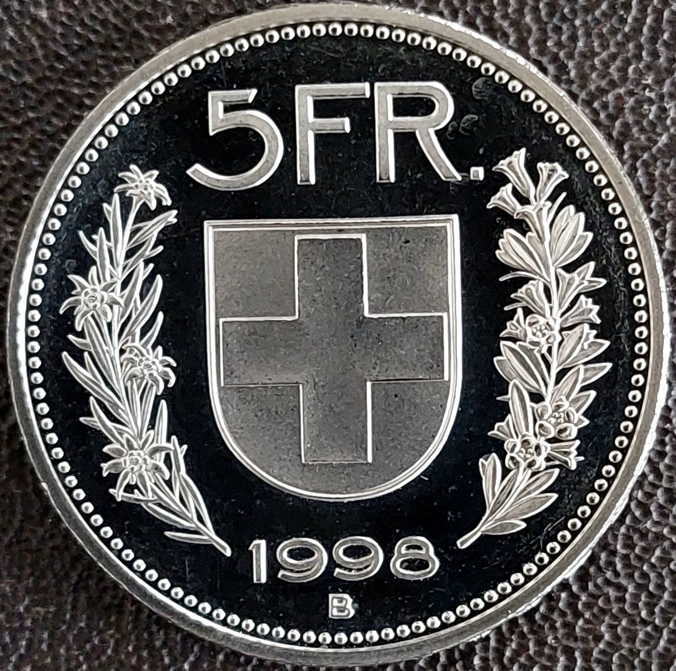 Alle Münzen: 5 Franken 1998 stgl. / aus Münzsatz – Neu (gemäss Beschreibung) aus Arch von coinsandmore