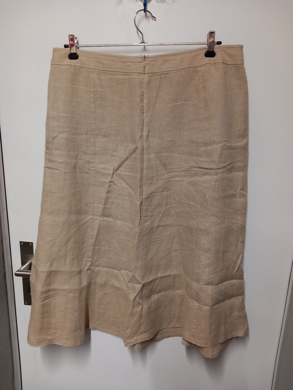 Peter Hahn Gonne: Peter Hahn Leinenrock Jupe Gr.42, beige – Usato da Gwatt (Thun) venduto da umwelt-brocki 1