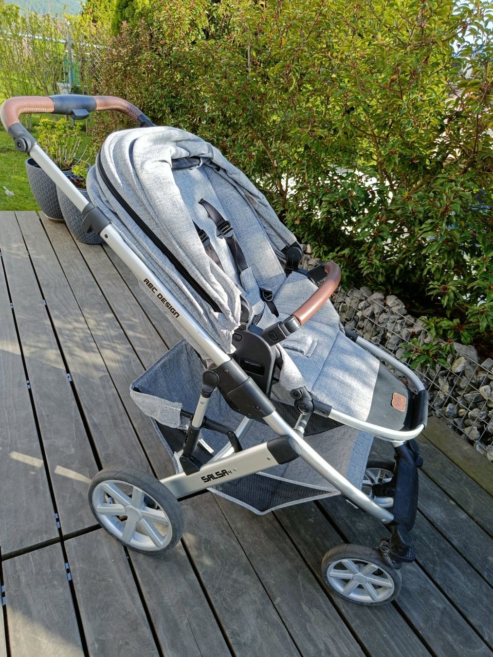 ABC Design Kinderwagen: ABC Design Salsa 4 Kombi-Kinderwagen, Graphite Grey – Gebraucht aus Kaltbrunn von MaijaP 5