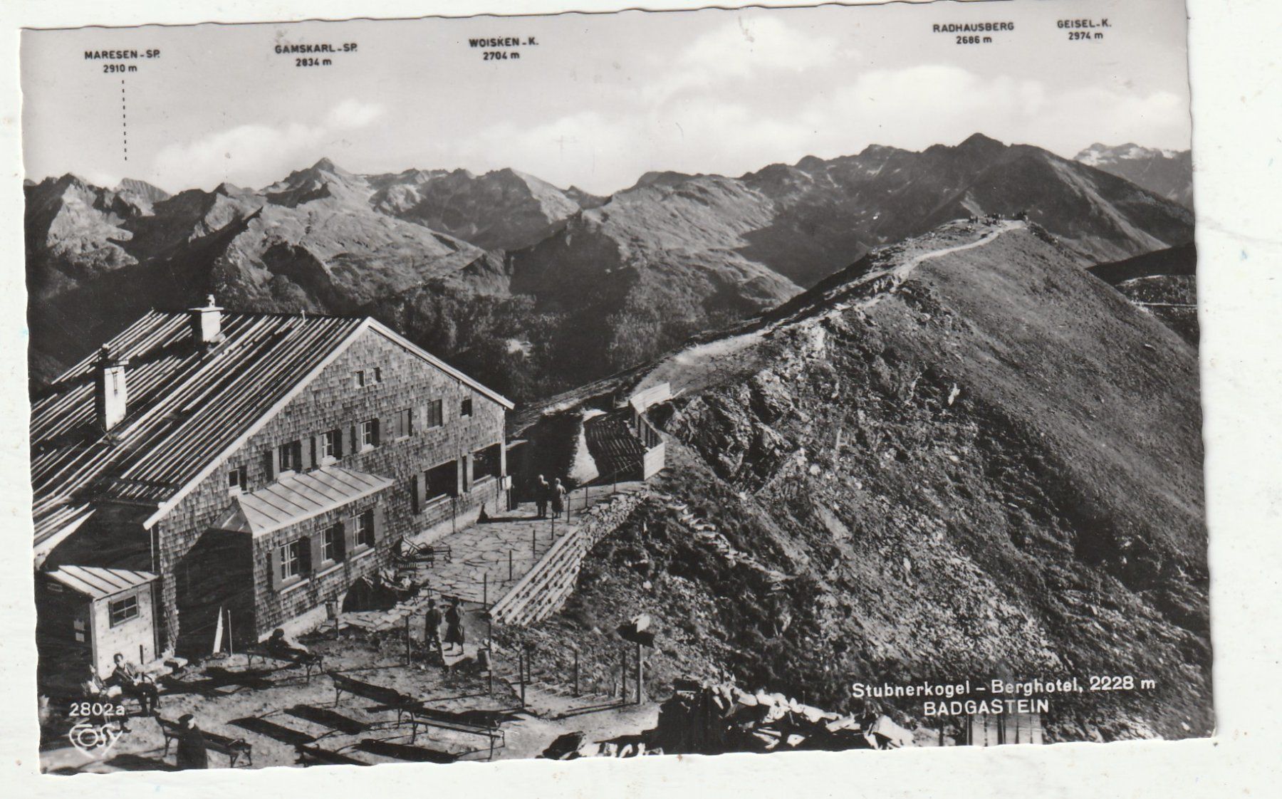 Cartoline postali: Berghaus Bad gastein – Usato da Lumbrein venduto da made02