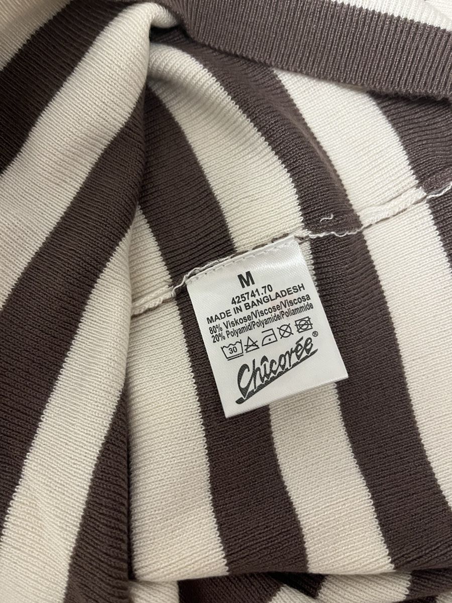 T-shirt: Strickshirt gestreift taupe creme M neu – Nuovo (secondo la descrizione) da Birrwil venduto da vanyboo 2