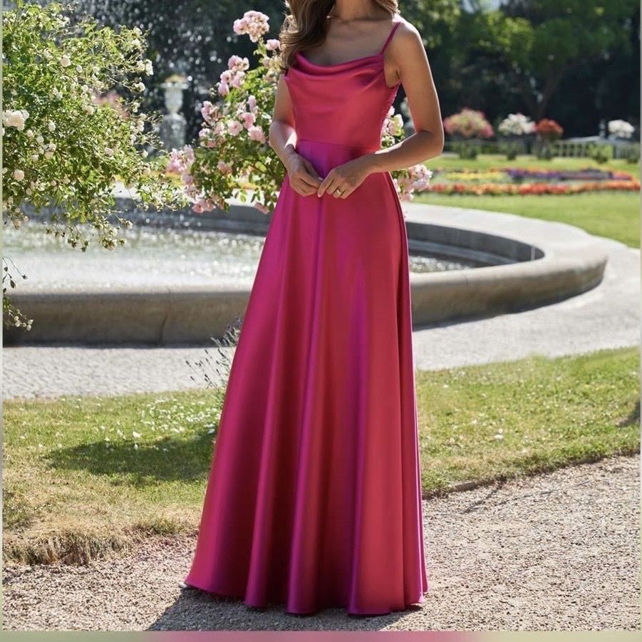Vestiti: Abendkleid lang Pink Grösse 34 NEU  – Nuovo e nell'imballaggio originale da Schlatt ZH venduto da INVA00 1
