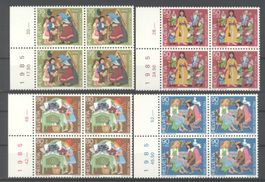 1985, Pro Juventute, Viererblock **