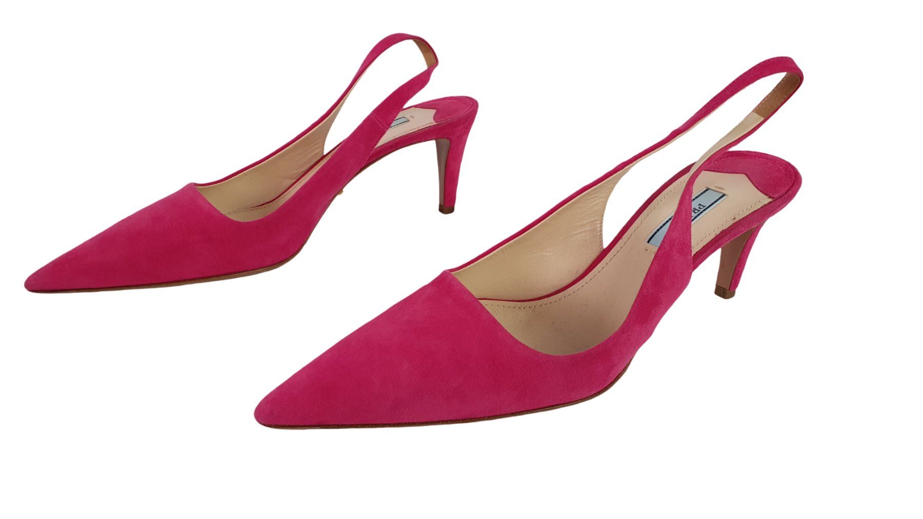 Prada Scarpe da donna: PRADA Slingback-Pumps Gr. 39 Pink – Nuovo (secondo la descrizione) da Wangen b. Olten venduto da Restwert_Wangen 1