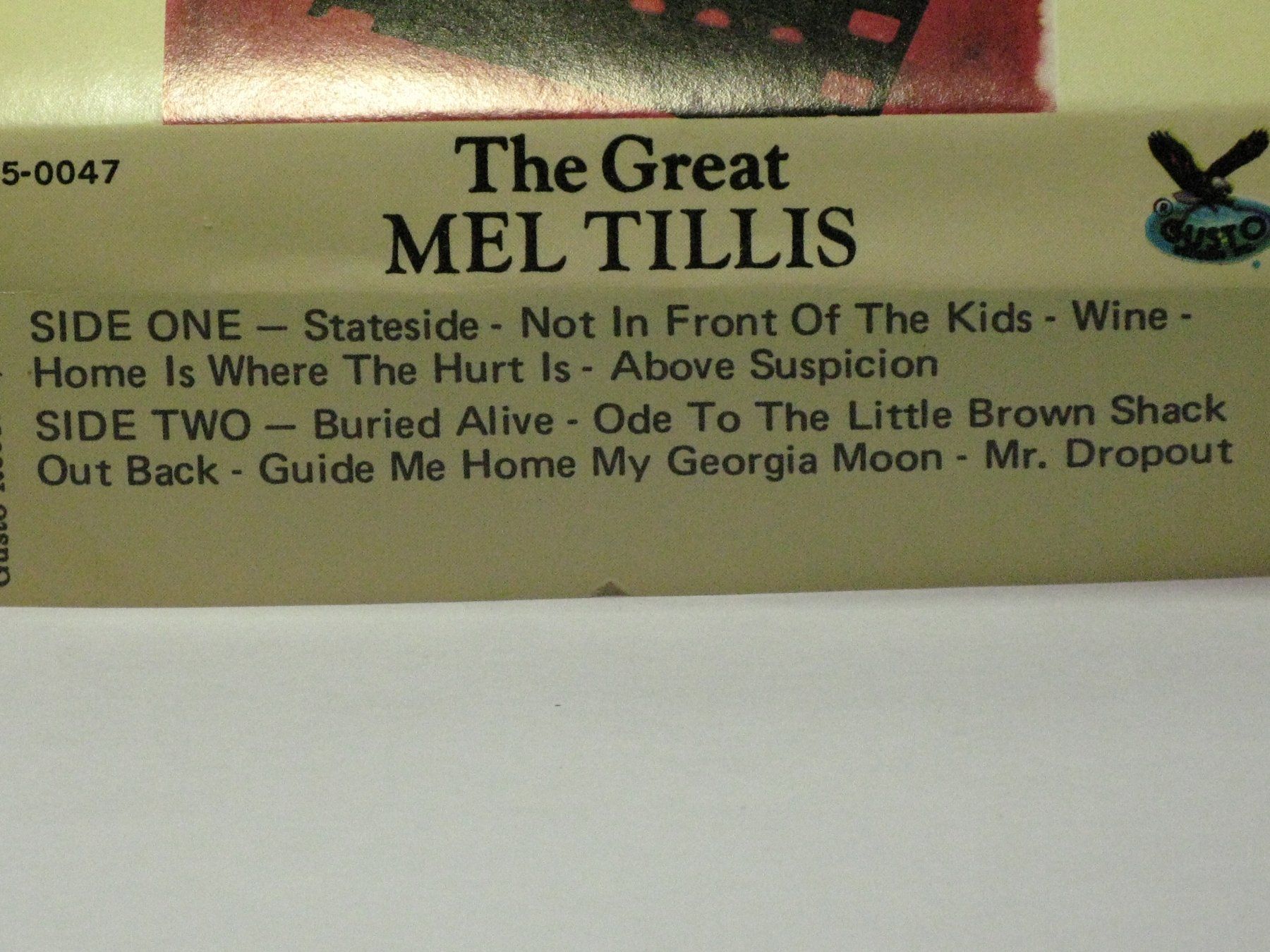 Musicassette: THE GREAT  MEL  TILLIS – Usato da Langnau i. E. venduto da gf2_29jt 1