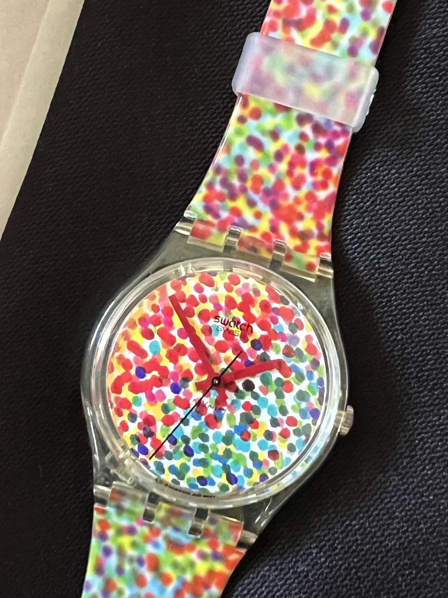 Swatch Orologi: Swatch Uhr mit Krawatte "Swatch the World" 1990er – Usato da Ernetschwil venduto da Luwen70 1