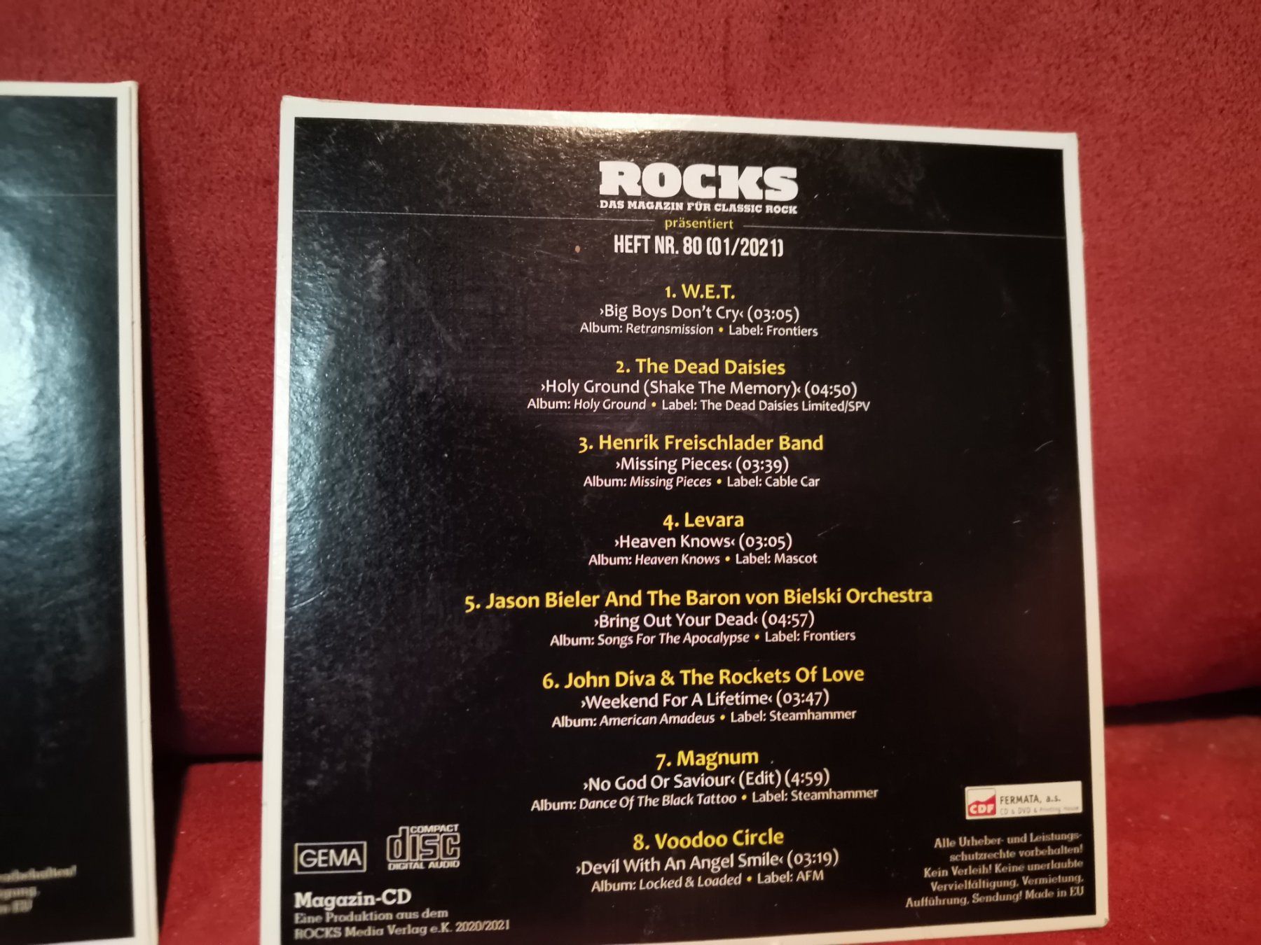 CD: 3 x CD Rocks Compilation (76 / 79 / 80) – Usato da Zofingen venduto da noise123 3