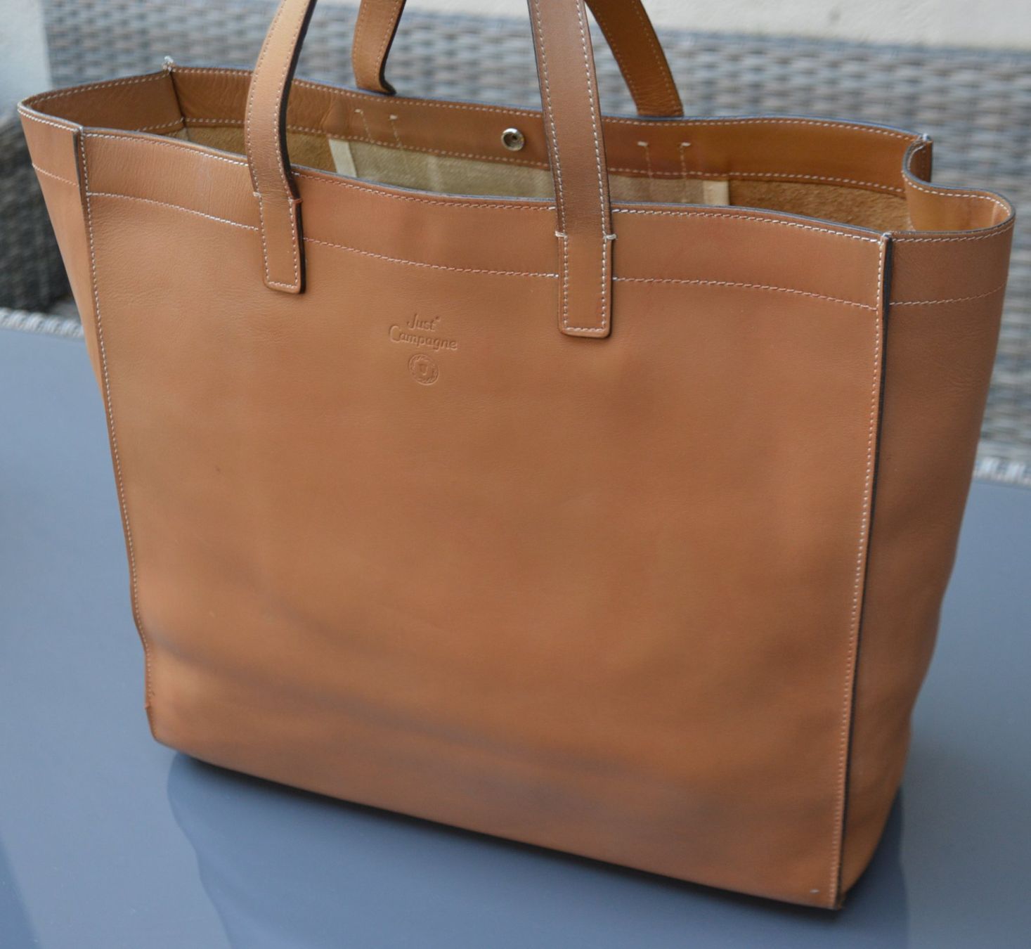 Taschen für Damen: Just Campagne Cabas Tasche / sac – Gebraucht aus Collonges von Auganien 6