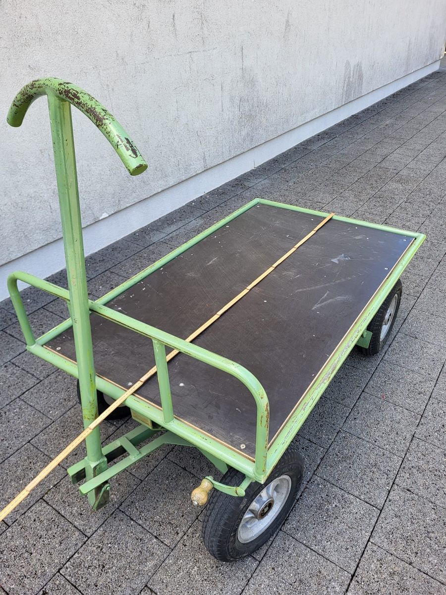 Carrelli di trasporto: Massiver Hubwagen Plattformwagen gebraucht – Usato da Langnau im Emmental venduto da Iriss 3