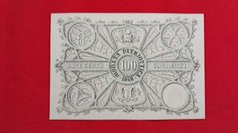 Venedig - Nationalbank von Venedig 100 Lire 1848 Unc