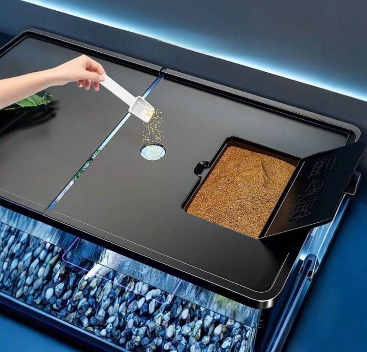 Acquari: Modernes Aquarium mit LED Beleuchtung – Nuovo e nell'imballaggio originale da Emmenbrücke venduto da ShopDirect 2