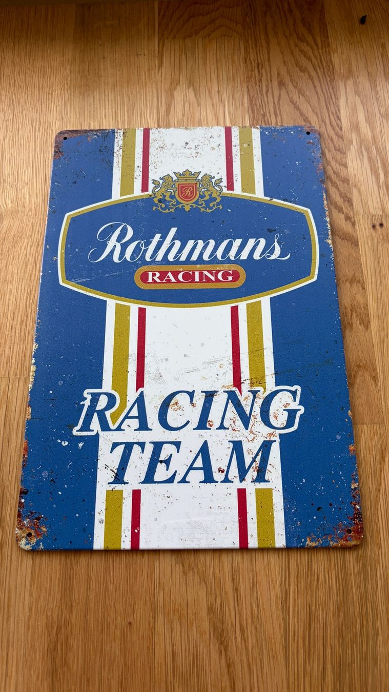 Insegne: Porsche Racing Rothmans Blechschild – Usato da Höri venduto da cedric_98