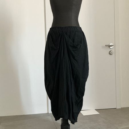 Roggykei Leinenrock, schwarz, Gr. M (fällt wie eine S aus)