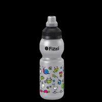 Fizzii Trinkflasche330ml silber Tierwelt