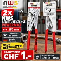 2x NWS PowerMax Armaturenzange 250 mm – ab CHF 1.–